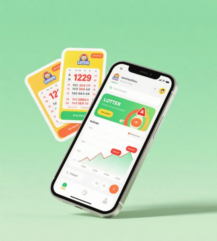 移动端开奖查询体验示意图